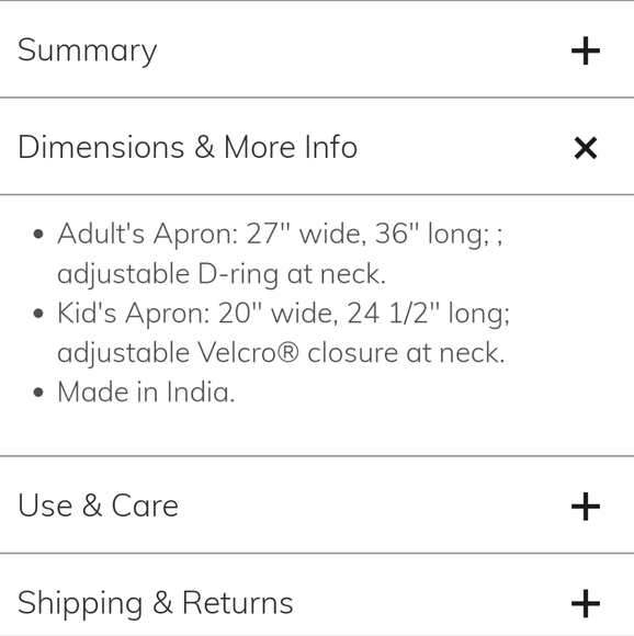 WILLIAMS SONOMA Minnie Mouse Adult Apron - Picture 4 of 14